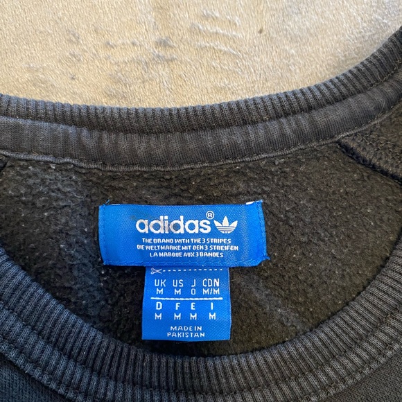 GU ADIDAS Crewneck Trifoli Sweatshirt M:M - Picture 3 of 7